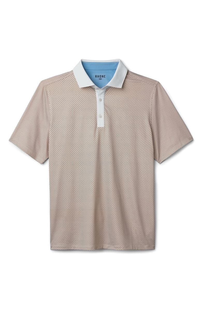 Rhone Golf Sport Geo Print Performance Polo, Alternate, color, 