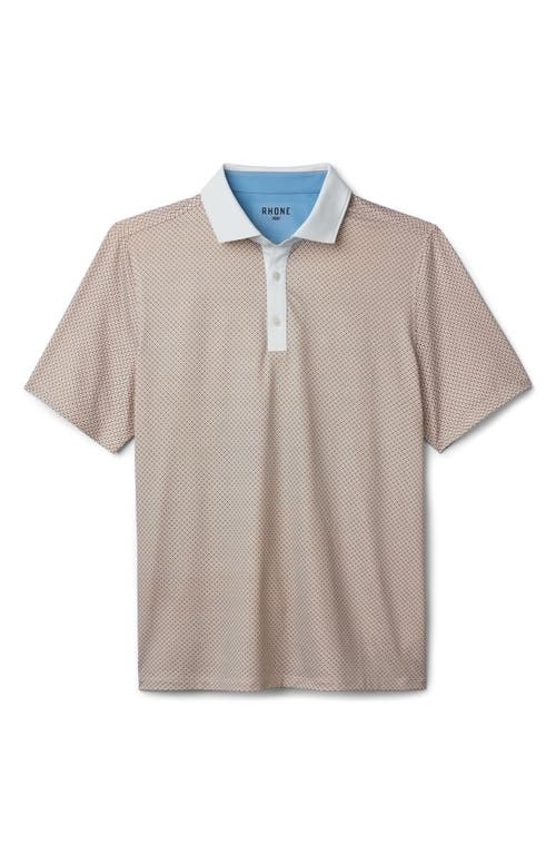 Rhone Golf Sport Geo Print Performance Polo In Multi
