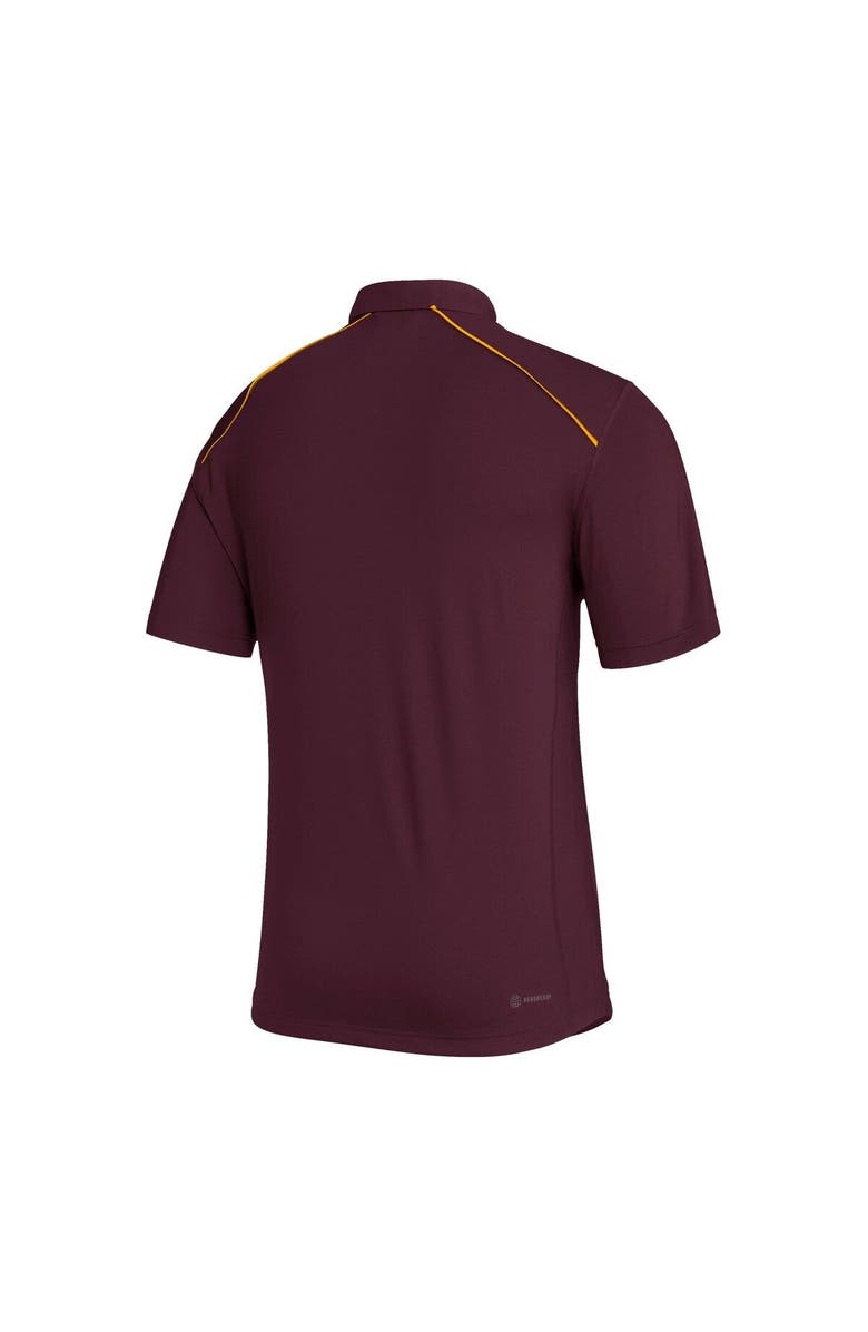 adidas Men's adidas Maroon Arizona State Sun Devils Coaches AEROREADY Polo, Alternate, color,