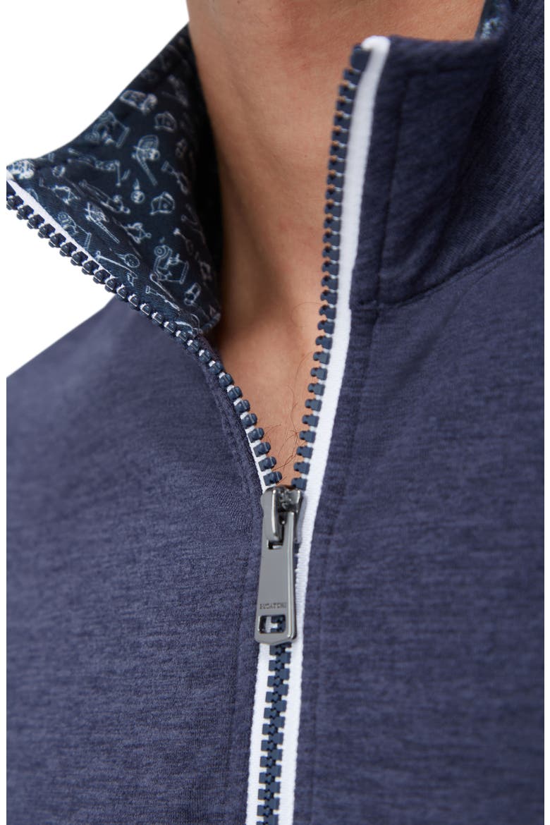 Quarter Zip Performance Pullover, Alternate, color, NAVY
