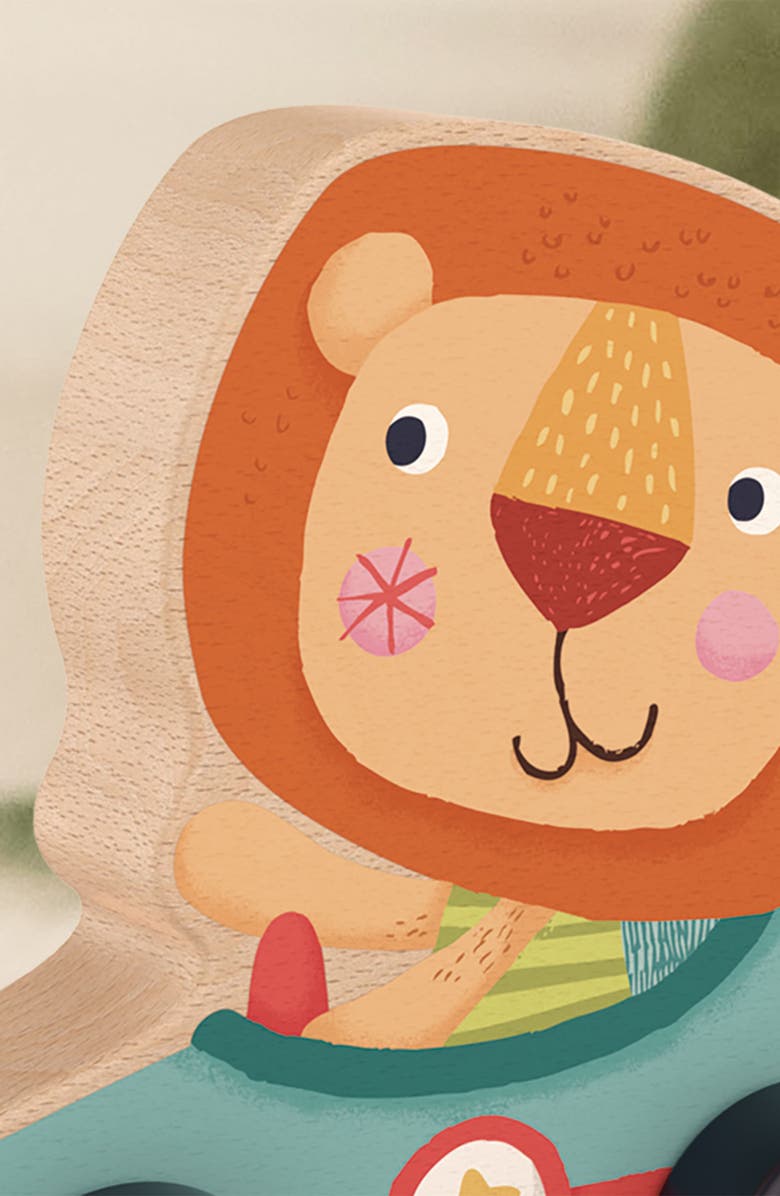 Bababoo and friends<sup>®</sup> Bababoo Lion Push and Pull Toy, Alternate, color, Turquoise