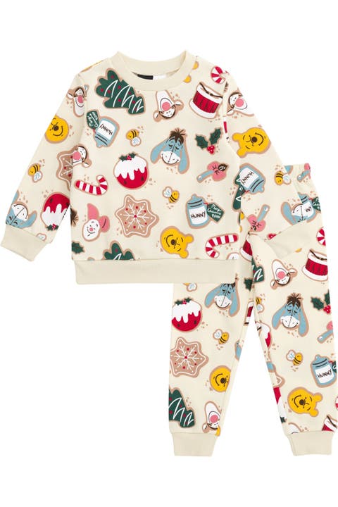 Winnie the Pooh Holiday 2-Piece Fleece Sweatshirt and Pants Set