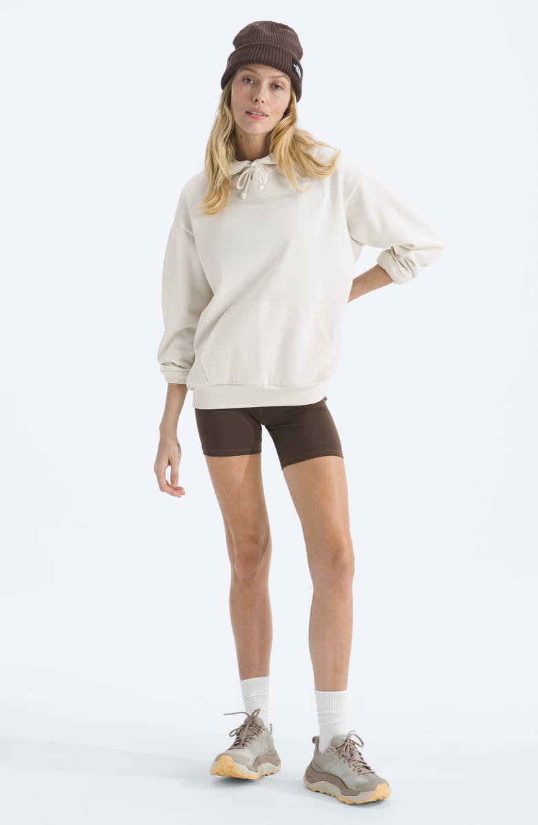 The North Face Evolution Simple Dome Cotton Blend Hoodie, Alternate, color, White Dune