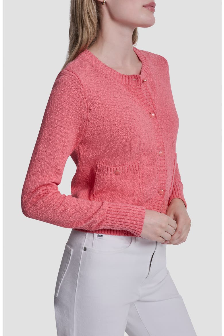 Button Front Cotton Cardigan, Alternate, color, SUNKISSED