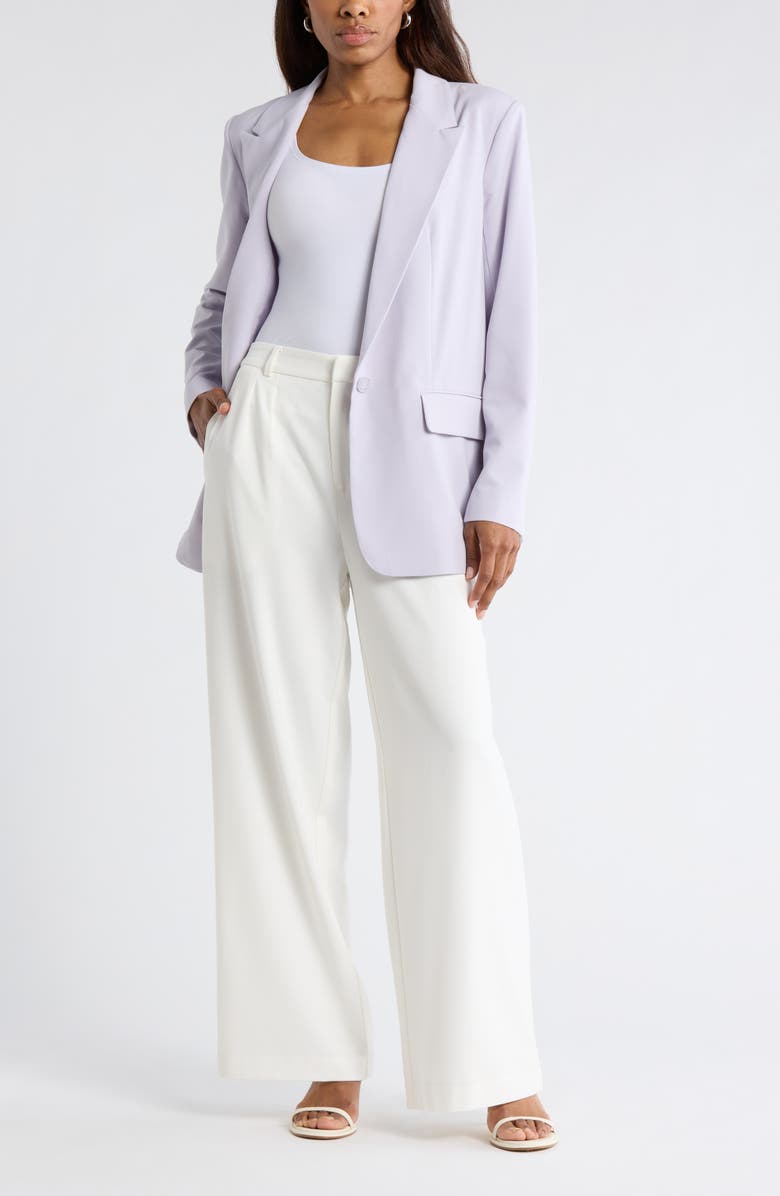 Leith Brooklyn Trouser Pants, Main, color, Ivory
