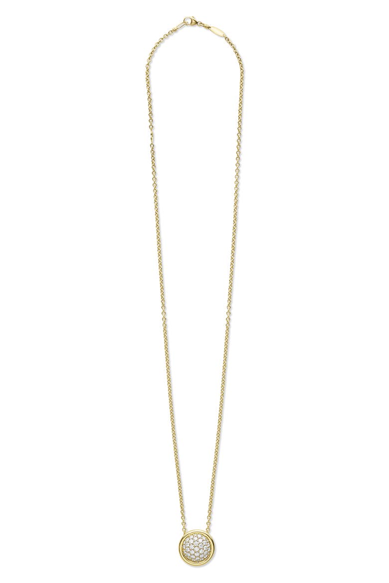 Meridian Pavé Diamond Pendant Necklace, Main, color, GOLD