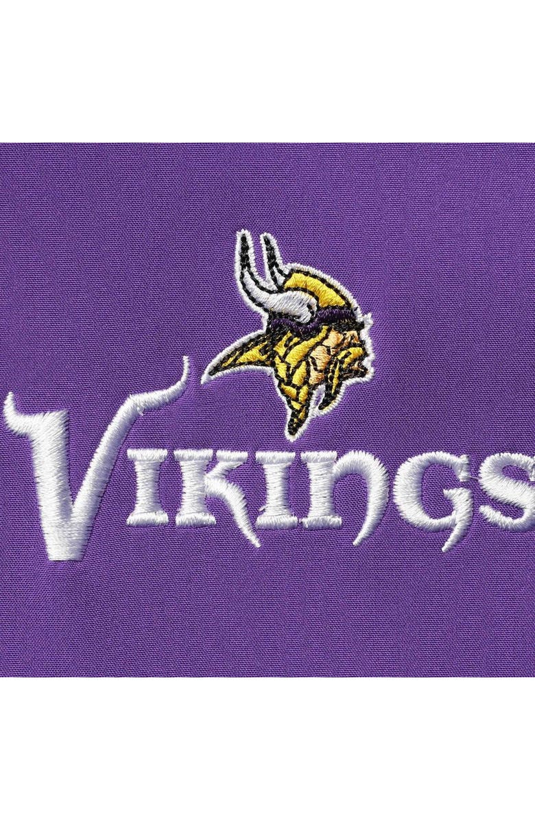 DUNBROOKE Men's Dunbrooke Purple/Black Minnesota Vikings Big & Tall Alpha Full-Zip Hoodie Jacket, Alternate, color, Purple