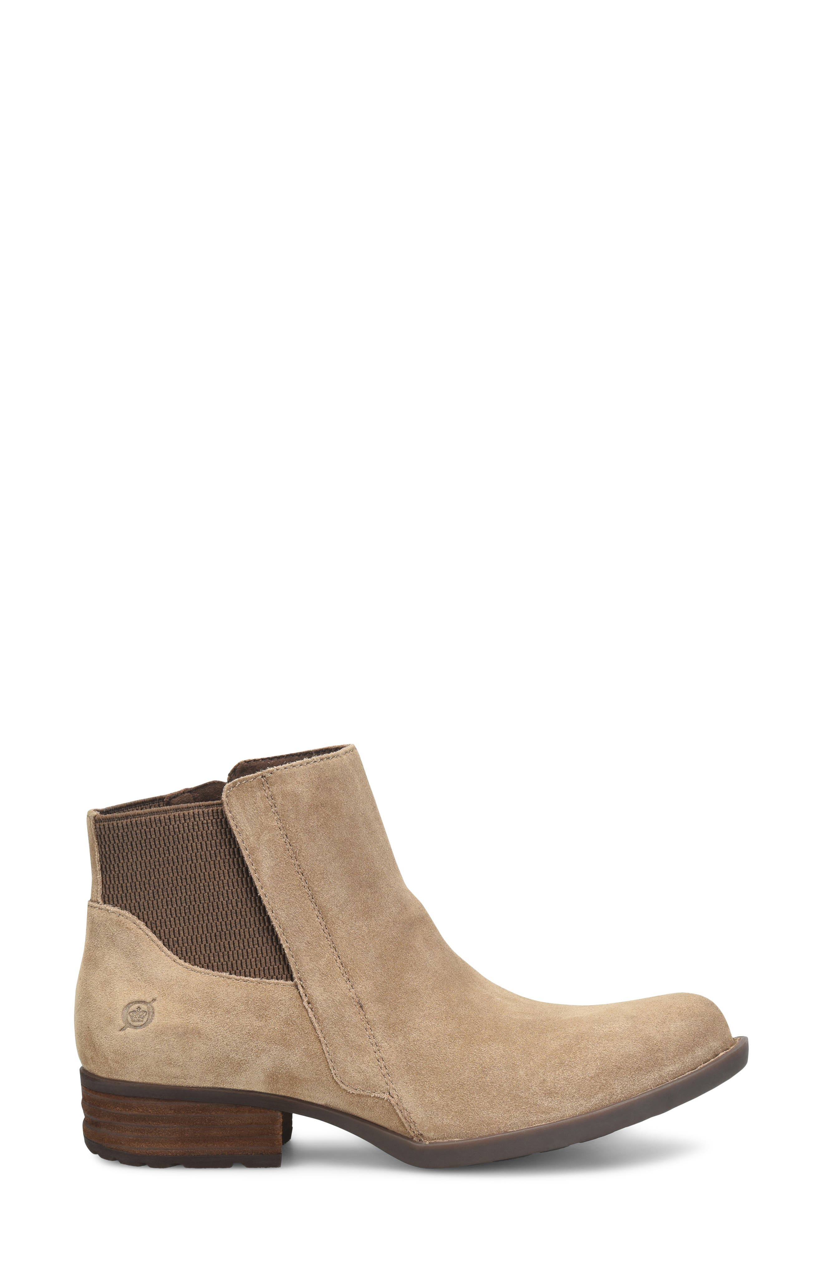Kendyl Leather Bootie, Alternate, color, TAUPE SUEDE