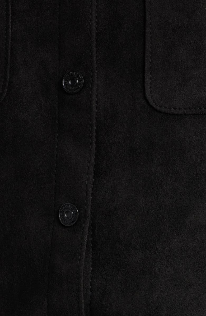 HIDDEN JEANS Shrunken Snap-Up Shirt, Alternate, color, Black