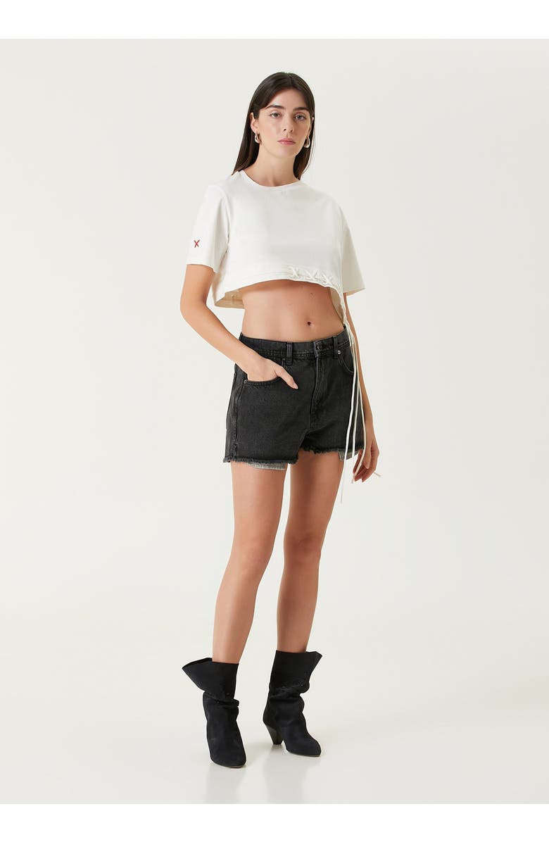 PCFG Free Heaven Normal Waist Mini Short, Alternate, color, Black