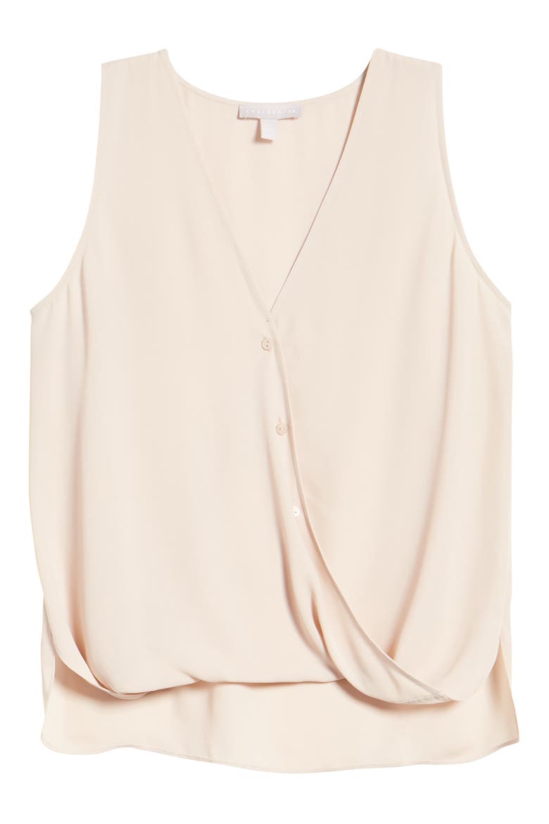 Sleeveless Blouse, Alternate, color, TAN MEMOIR
