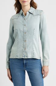Rails Taina Denim Snap-Up Western Shirt