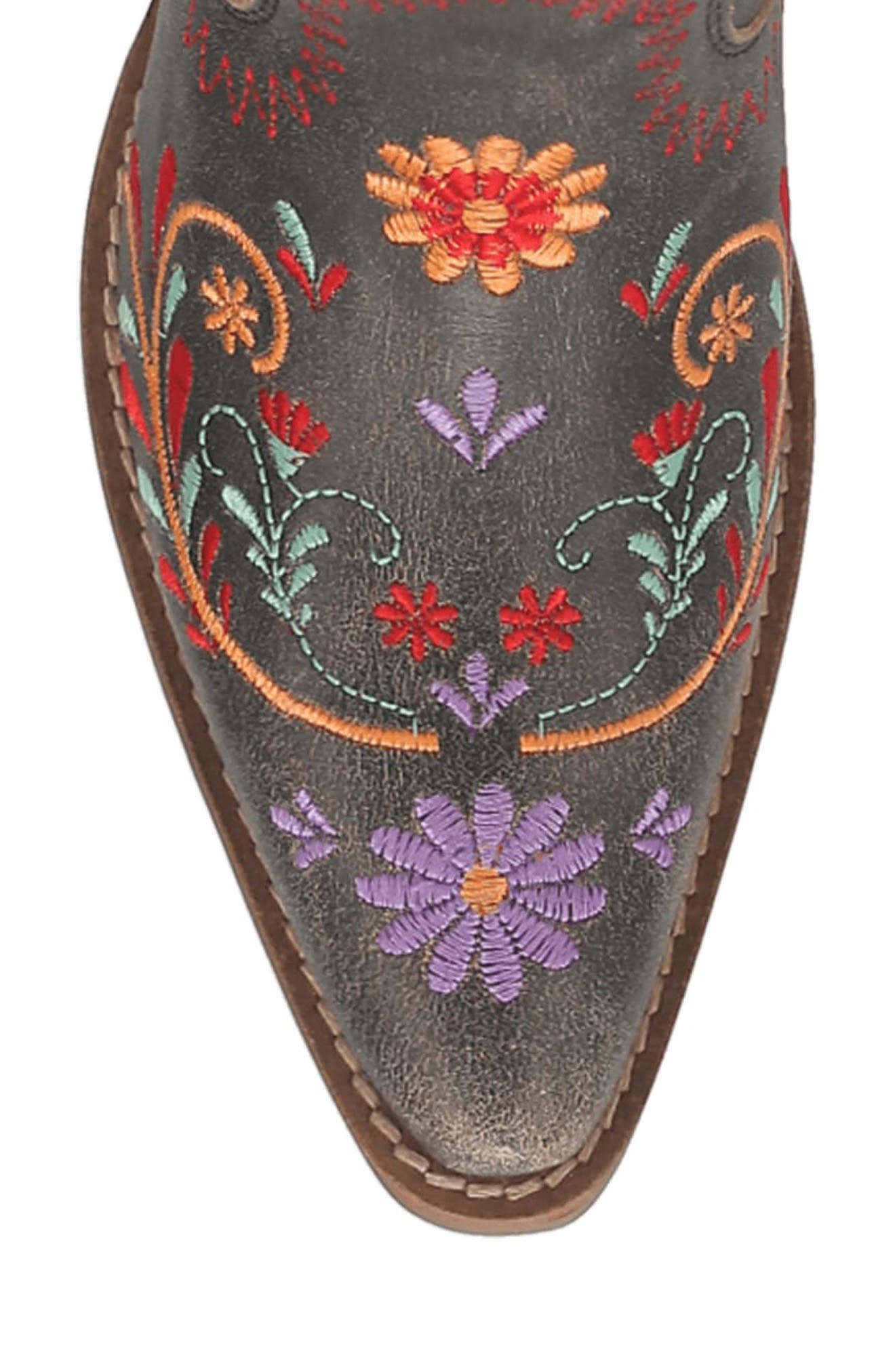 Dingo Beetle Juice Embroidered Leather Boot, Alternate, color, 