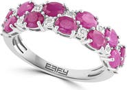 EFFY Sterling Silver Diamond Band Ring