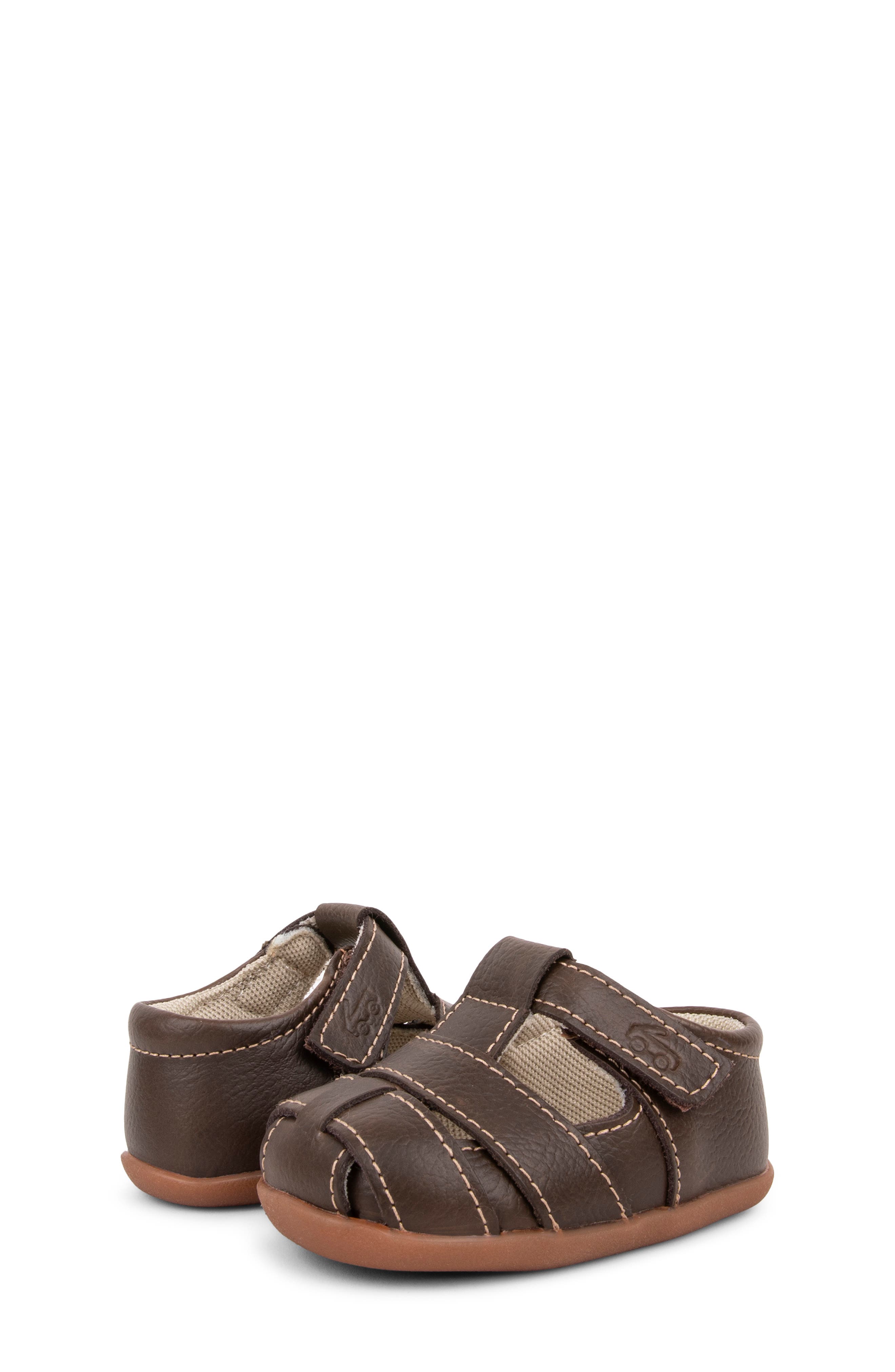 Brook III Sandal, Alternate, color, CHOCOLATE BROWN