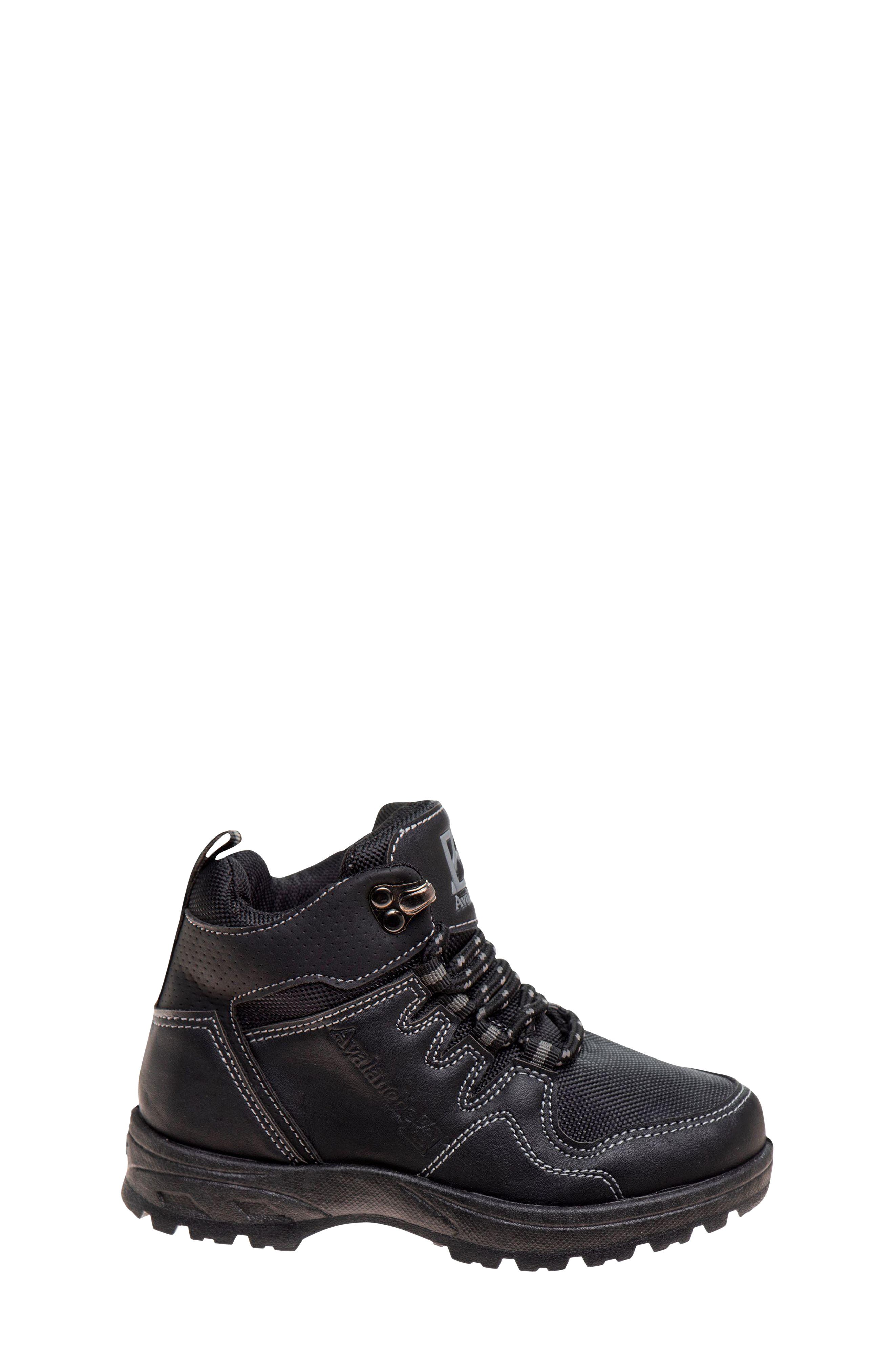 Kids' Hiker Boot, Alternate, color, BLACK