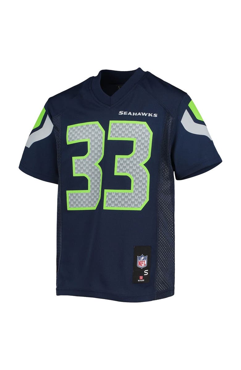 Outerstuff Youth Jamal Adams College Navy Seattle Seahawks Replica Player Jersey, Alternate, color,