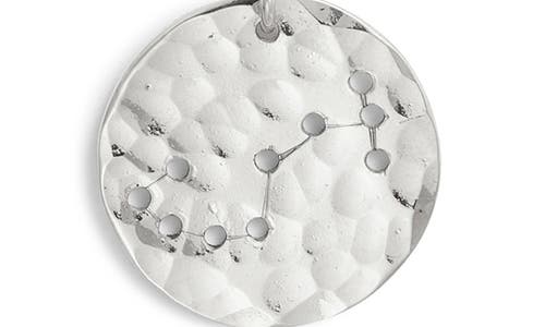 Nashelle Constellation Pendant Necklace In Sterling Silver Scorpio