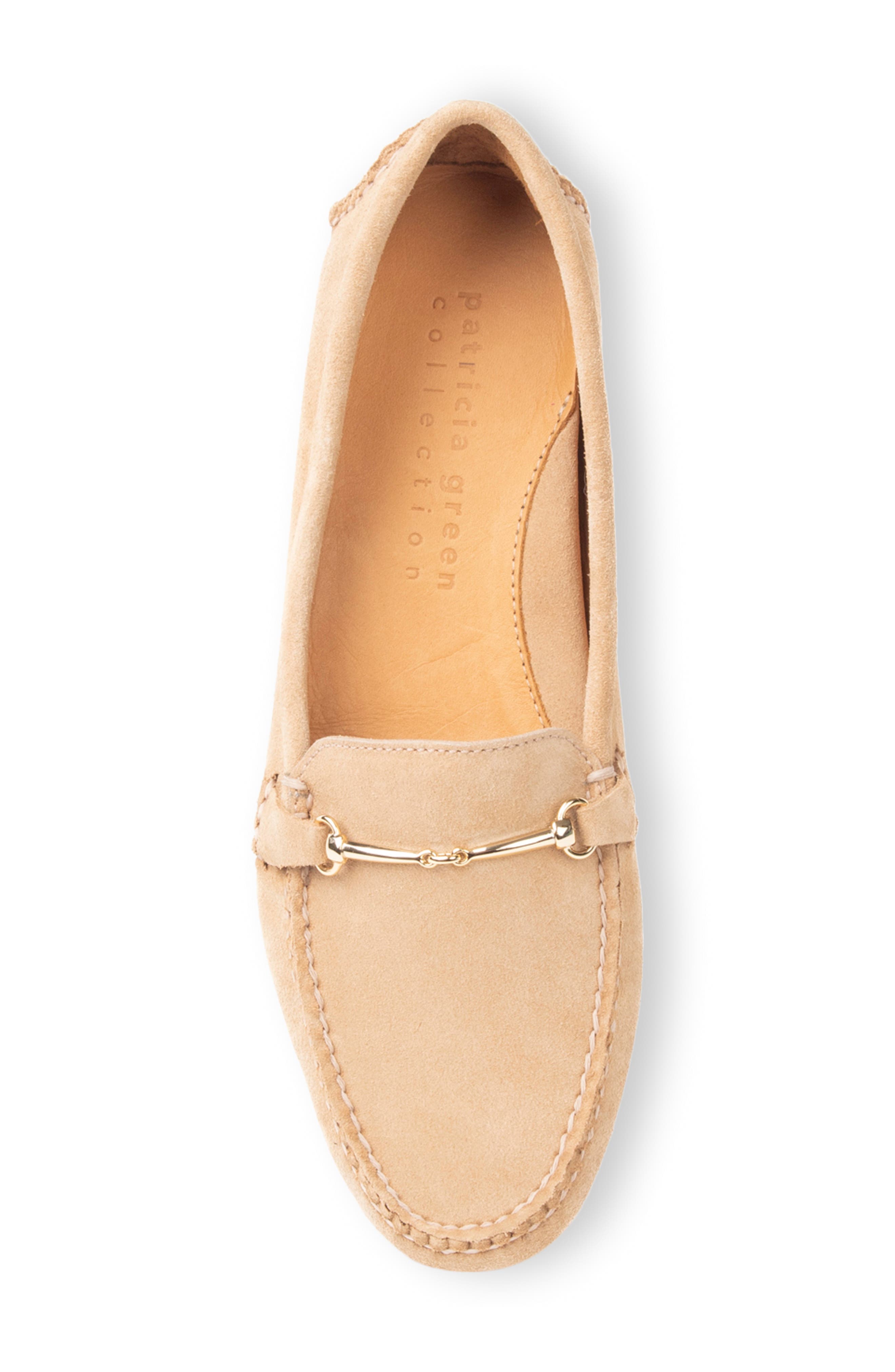 Caroline Moc Toe Bit Loafer, Alternate, color, TAN SUEDE