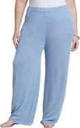 ELOQUII Semi Sheer Knit Pant (plus)