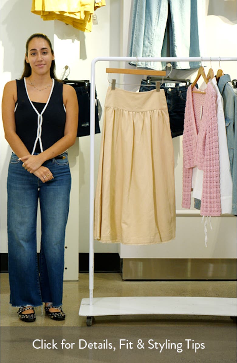 Fiona Fray Hem Skirt, sales video thumbnail