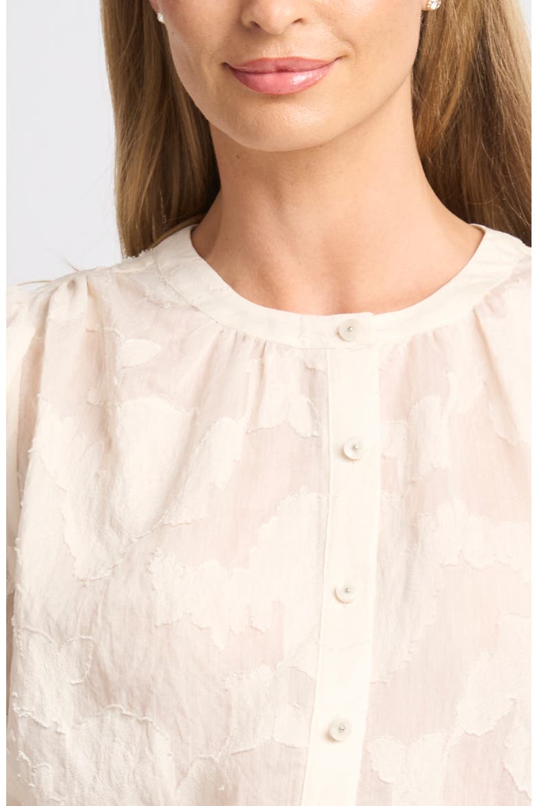 Brooke Jacquard Top, Alternate, color, BUTTERCREAM