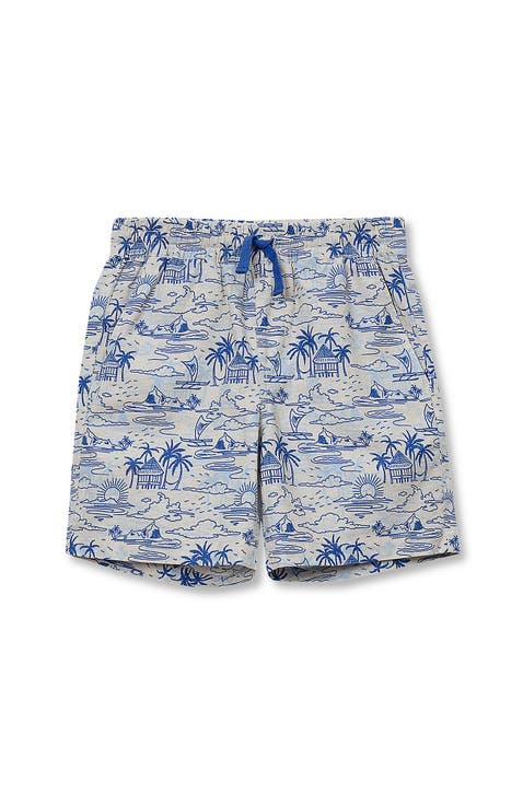 Boys Linen Slub Shorts
