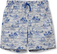 Lands' End Boys Linen Slub Shorts