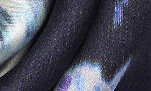 Rag & Bone Kit Silk Bandana Scarf In Blue