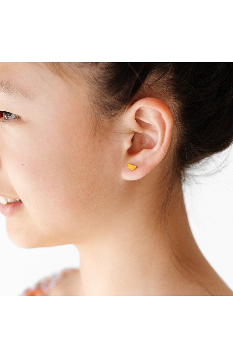 Pip Pop Lemon Stud Earrings, Alternate, color, Yellow