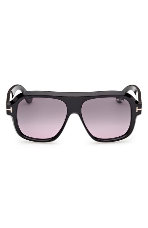 Rhonda 56mm Gradient Pilot Sunglasses