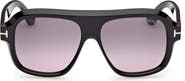 TOM FORD Rhonda 56mm Gradient Pilot Sunglasses