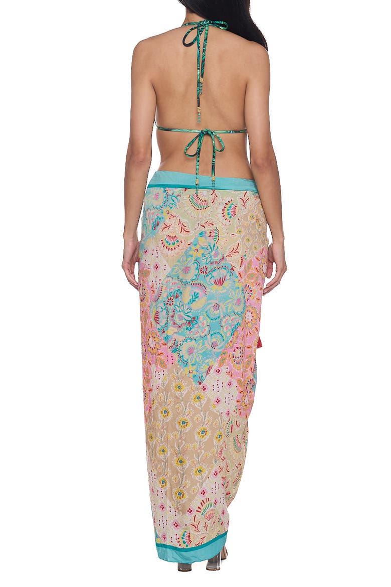 Pareo Convertible Midi Cover-Up Dress, Alternate, color, PINK