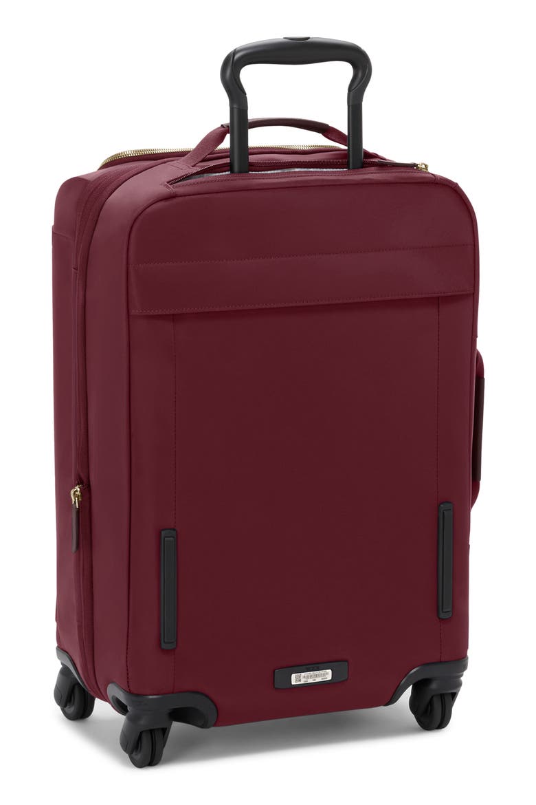Voyageur Léger 22-Inch International Expandable Wheeled Carry-On Suitcase, Alternate, color, WINE