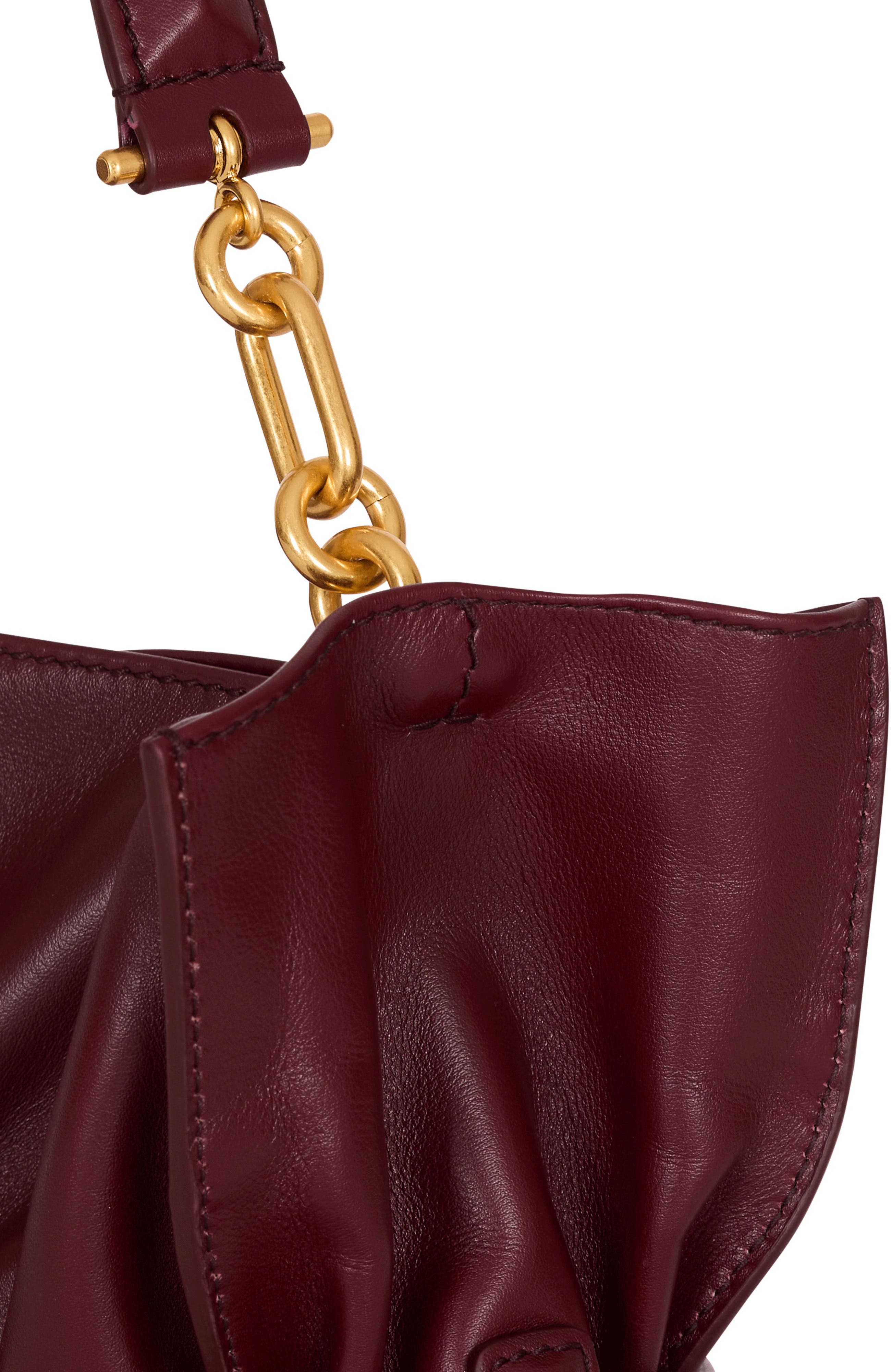 Medium Anthem Bag In Leather, Alternate, color, Brown
