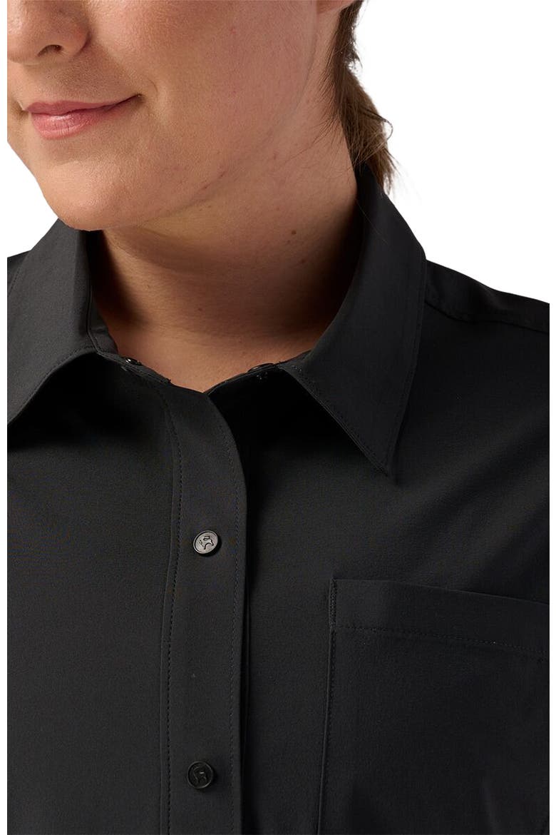 Slickrock Short-Sleeve Button-Up Jersey - Women's, Alternate, color, Black