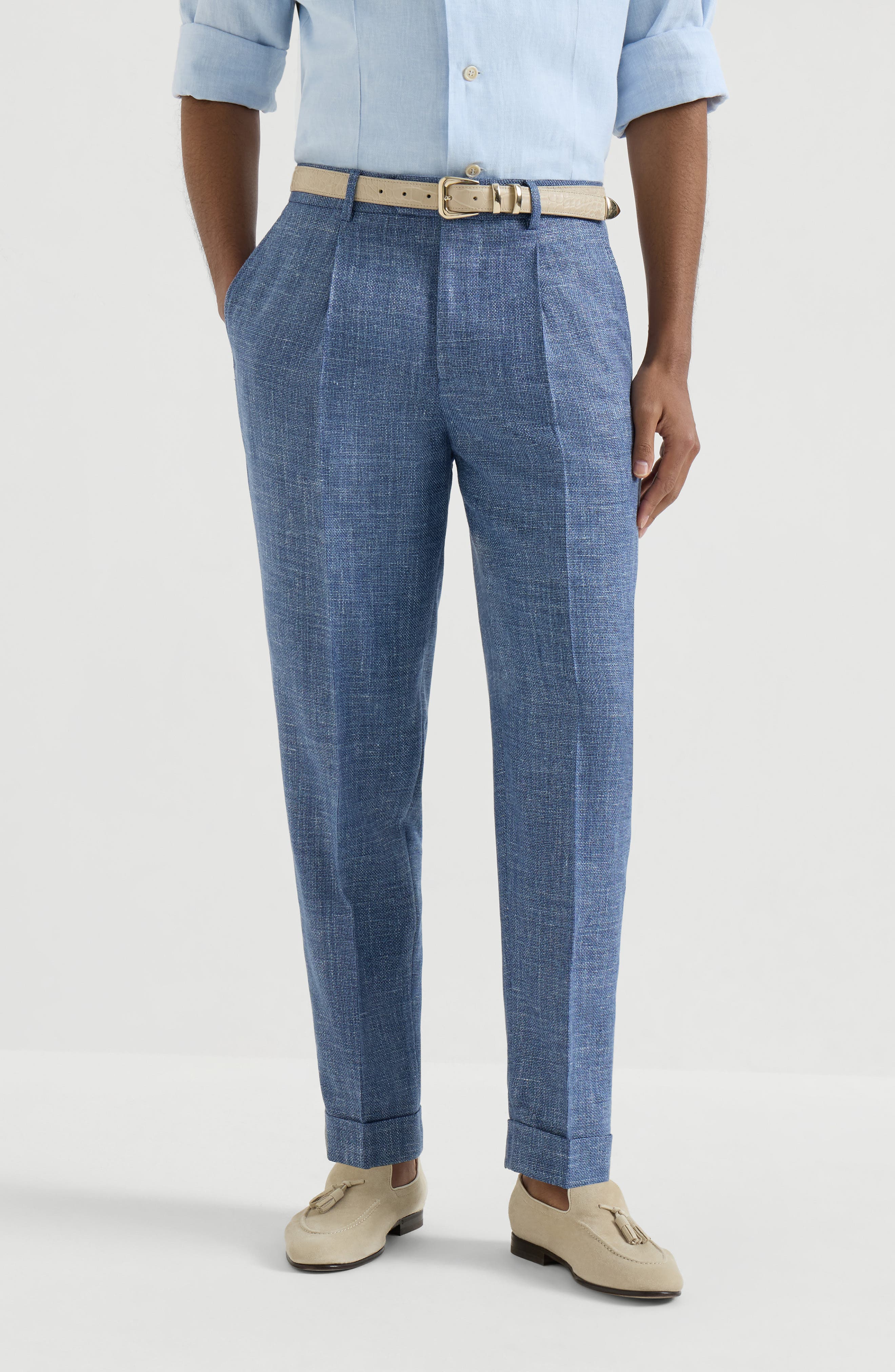 Hopsack trousers