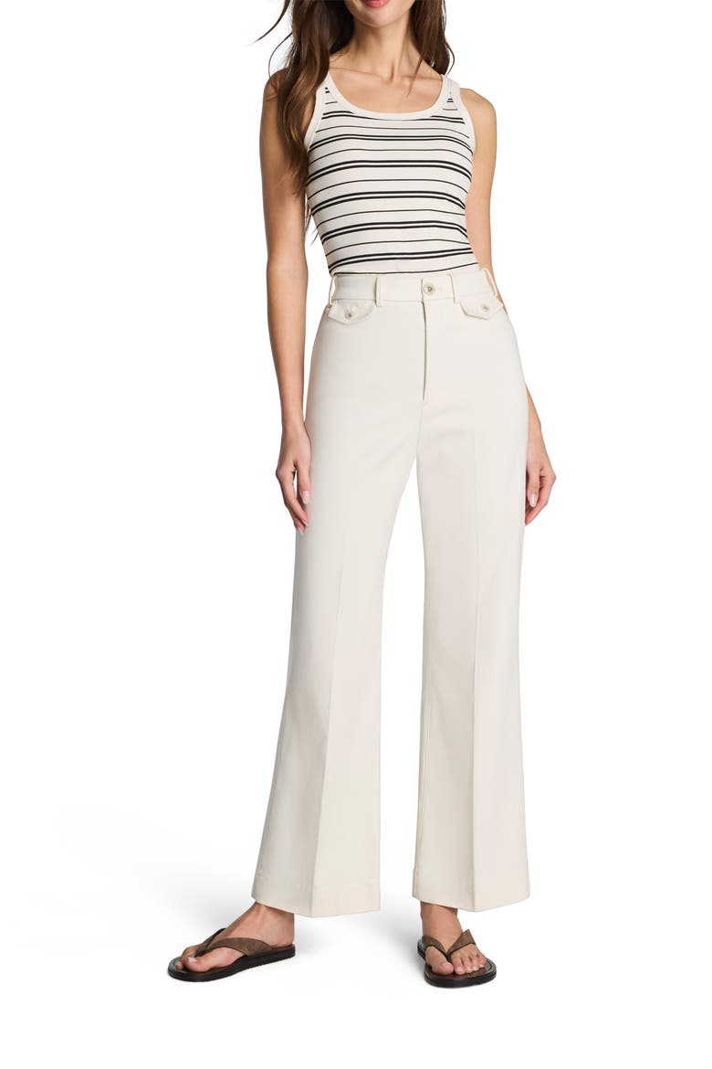Striped Scoop Neck Tank, Alternate, color, LINEN/ CLASSIC BLACK STRIPE