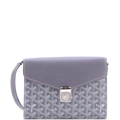 Chypre Wallet on Strap Coated Canvas with Leather