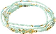 SAACHI 4-Pack Forever Beaded Bracelets