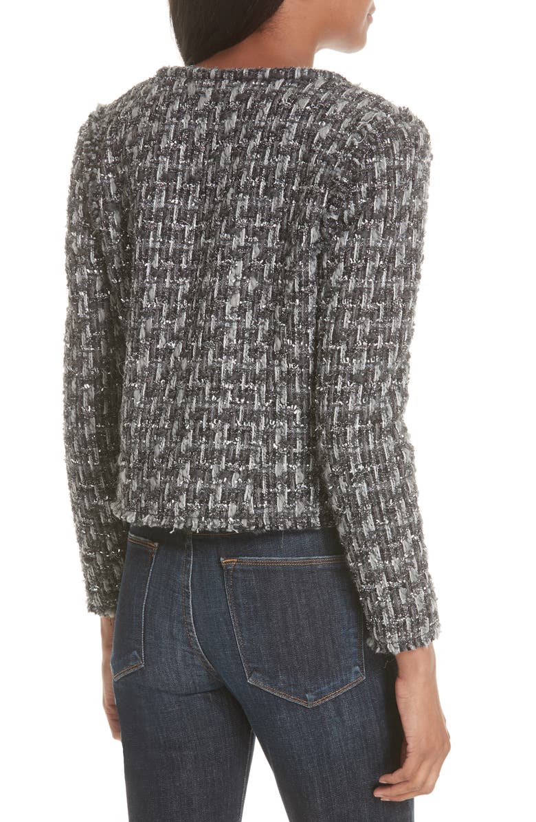 IRO Metallic Tweed Jacket, Alternate, color,