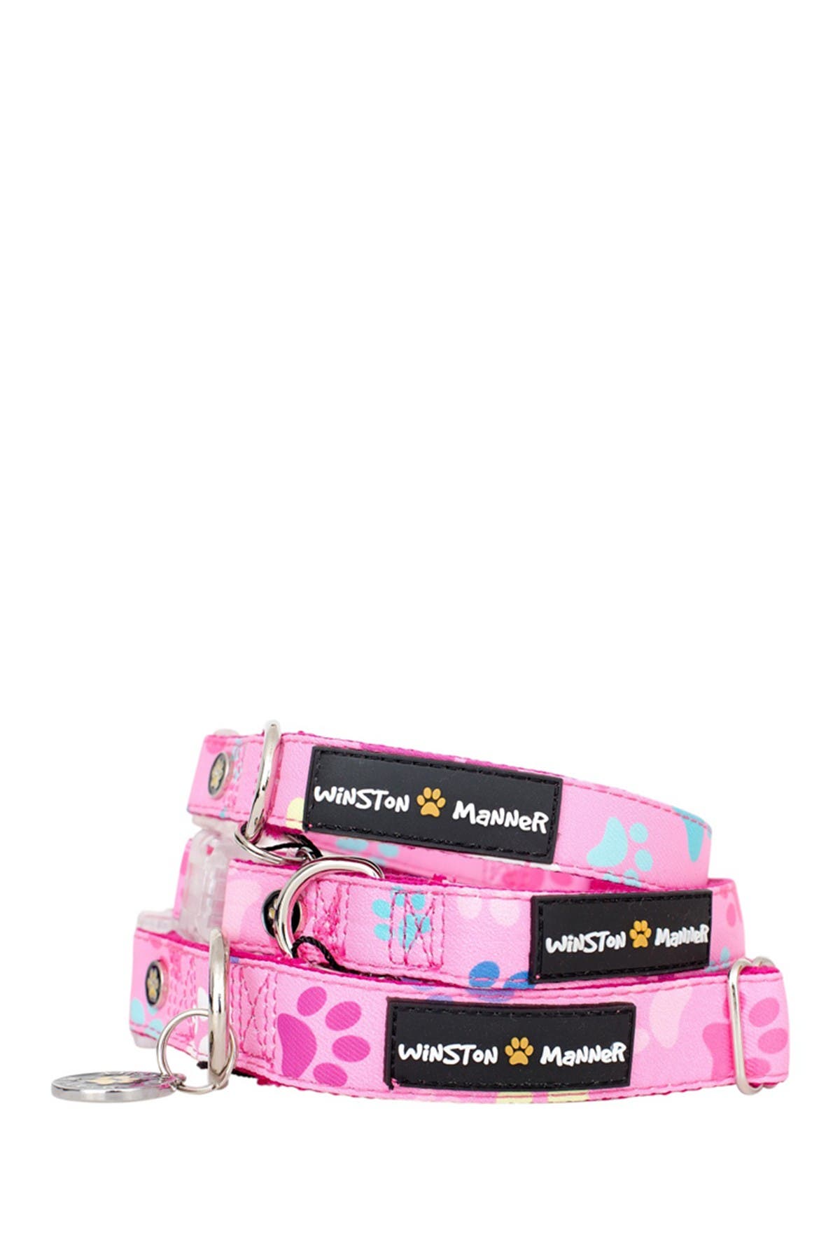 WINSTON MANNER Extra Small Pink Paws Collar | Nordstromrack