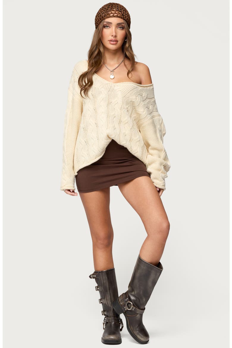 Aisha Low Rise Miniskirt, Alternate, color, BROWN