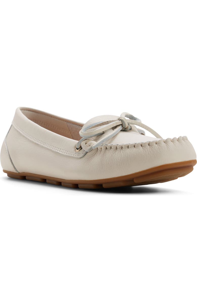 Sperry Bow Driver, Main, color, Cream