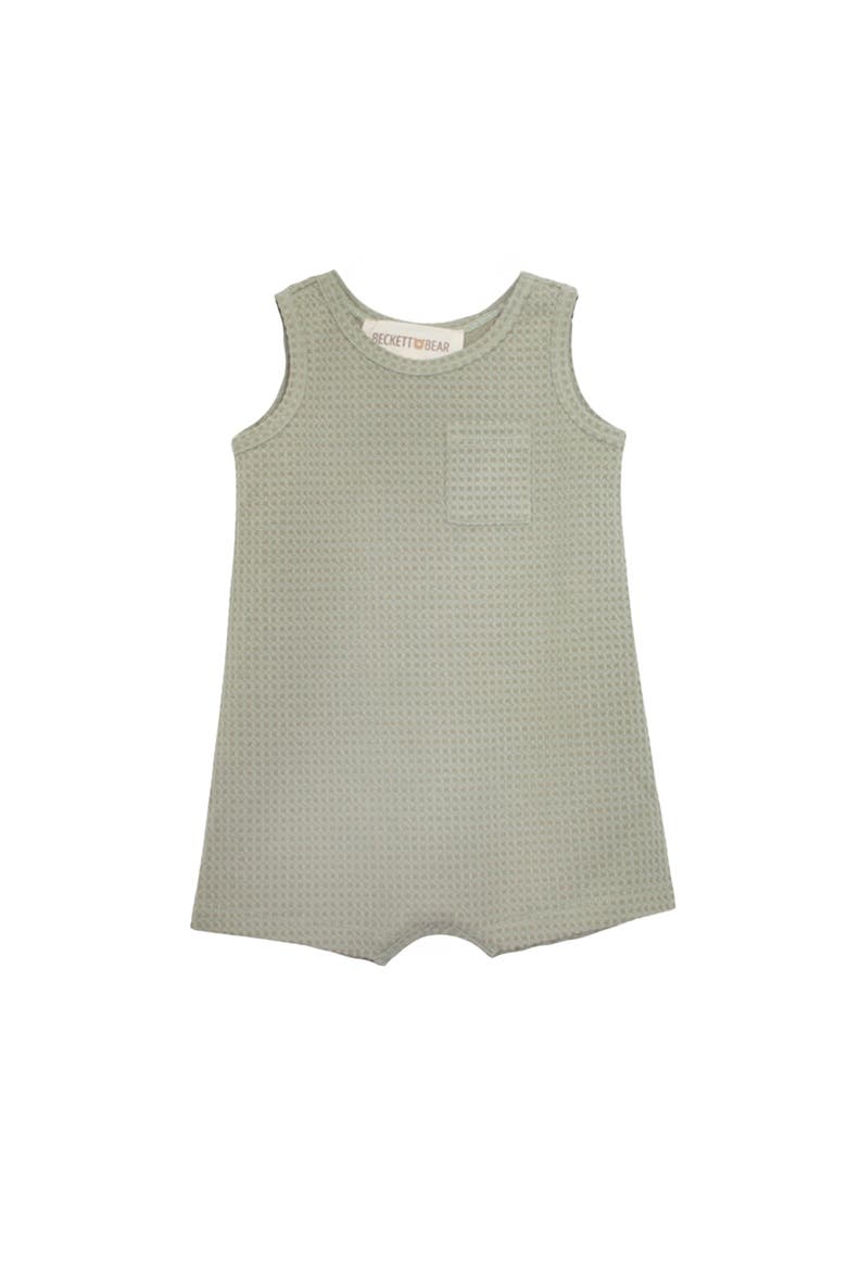 Russell Sleeveless Romper, Main, color, Green