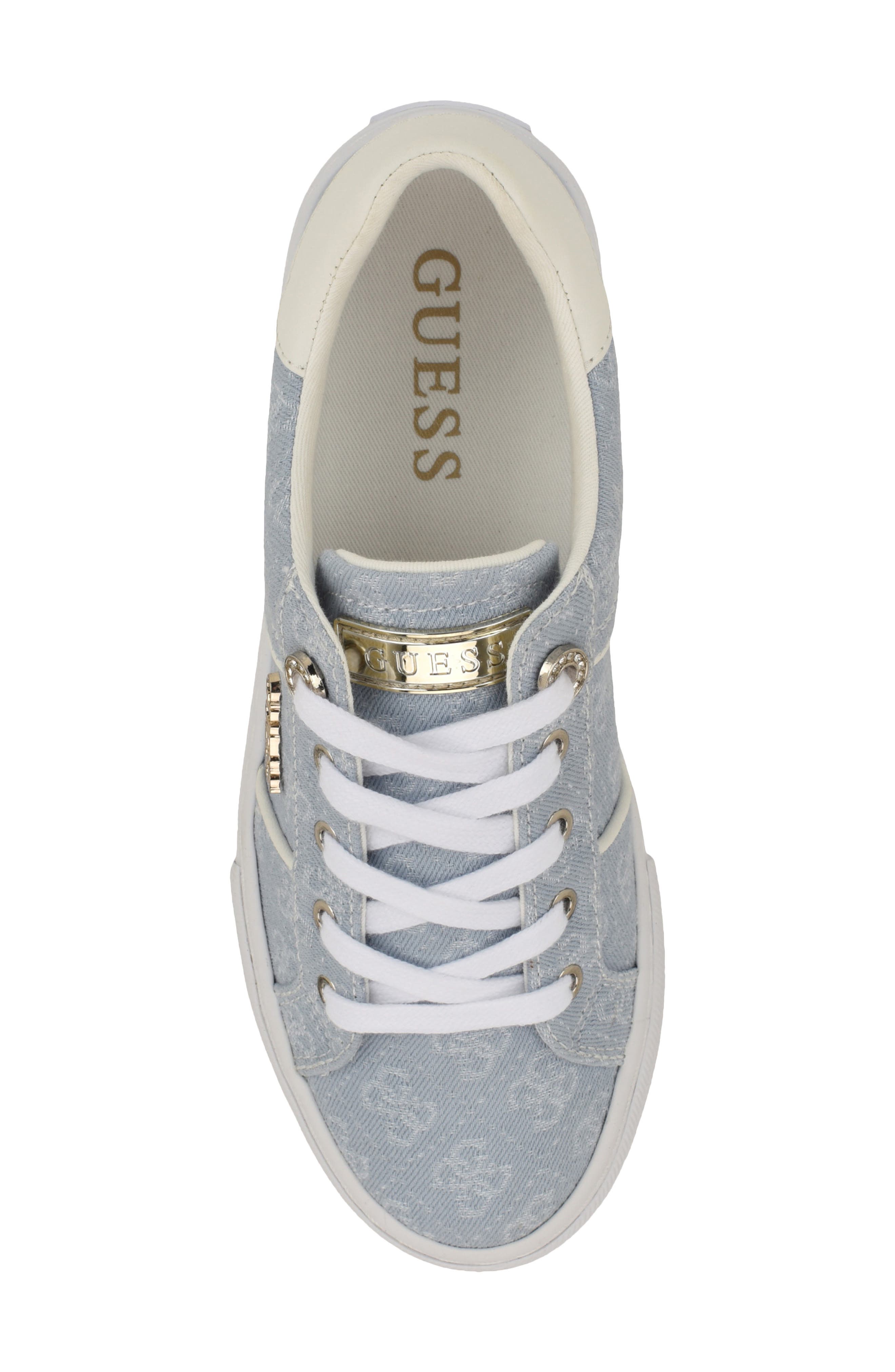 GUESS Loven Sneaker, Alternate, color, Medium Blue