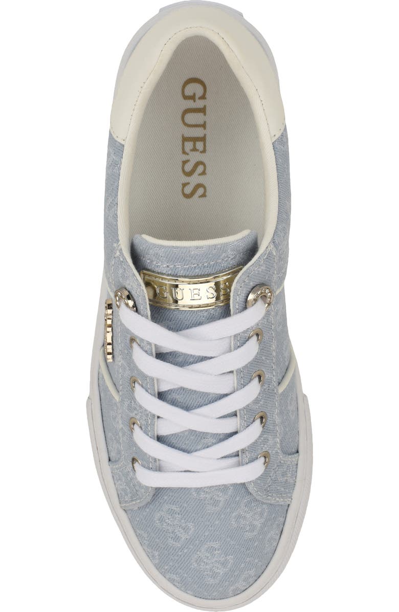 GUESS Loven Sneaker, Alternate, color, Medium Blue
