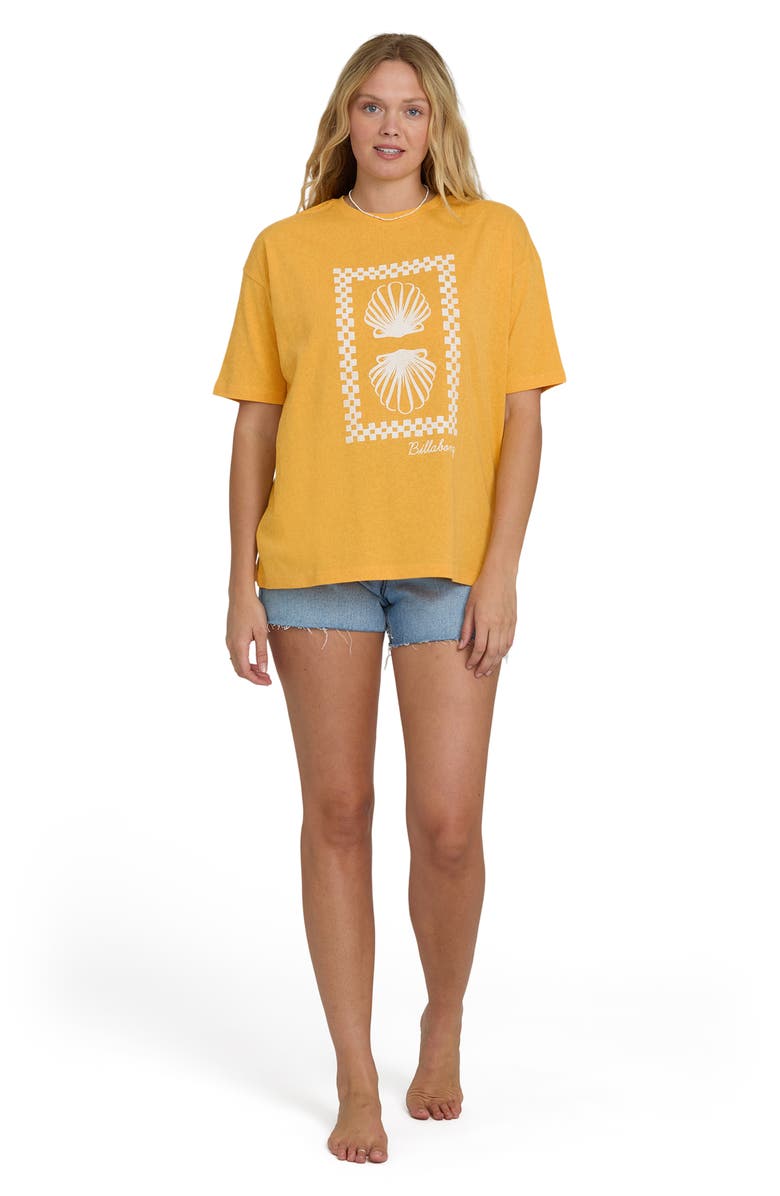 Billabong Balance of Waves Oversize Cotton Graphic T-Shirt, Alternate, color, Sun Kissed