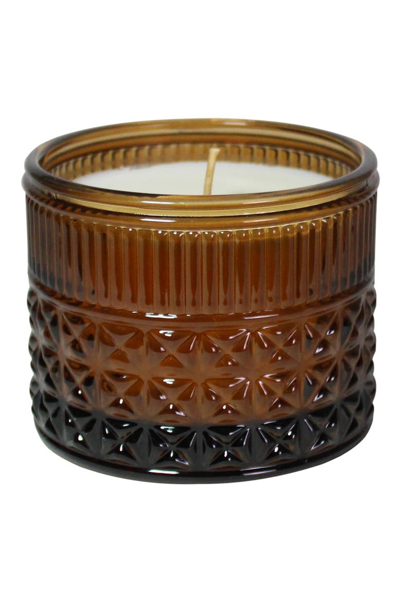 Simmering Spices 9.5 oz. Molded Amber Candle, Alternate, color, SIMMERING SPICES