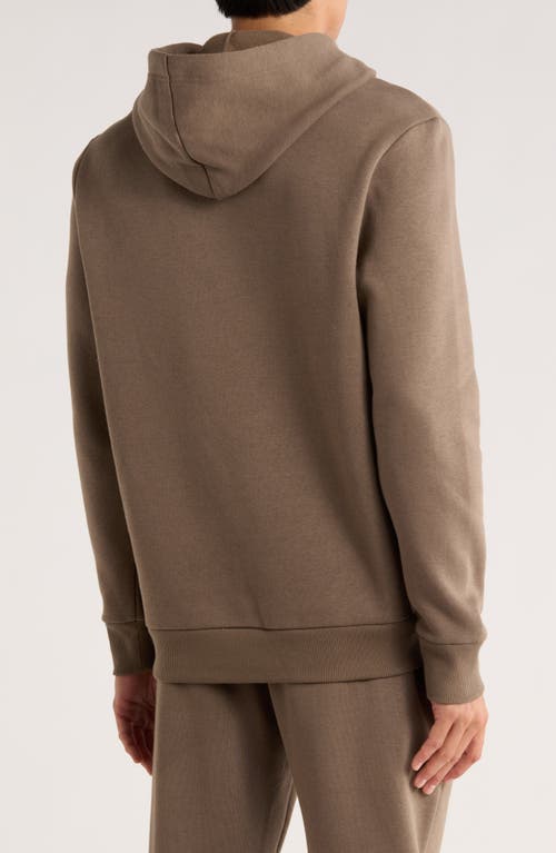 Z By Zella Freeform Fleece Pullover Hoodie In Brown